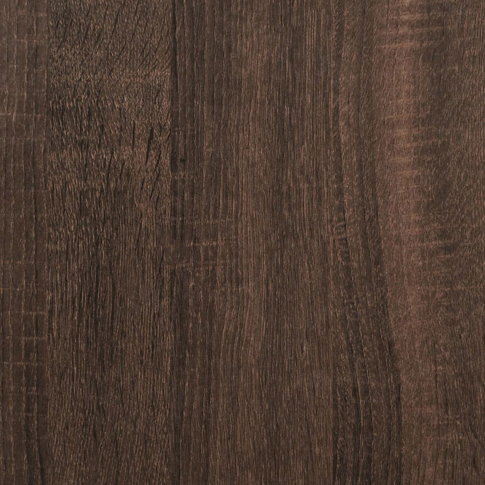 vidaXL 3 Shelf Brown Oak Sideboard Image 8