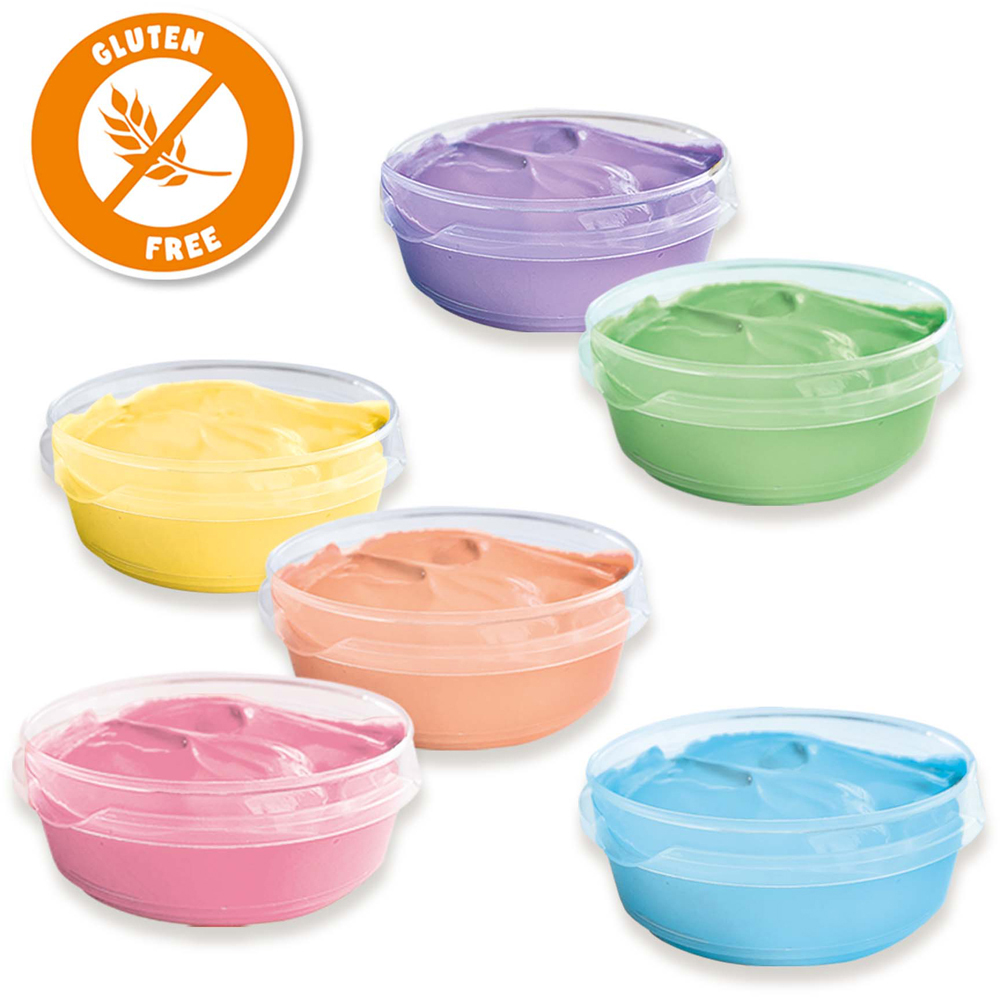 SES Creative Assorted Pastel Colour Finger Paint 45ml 6 Pack Image 3
