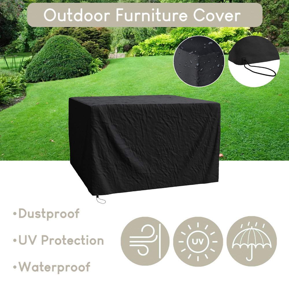 GARDEN VIDA Cuba 8 Seater Natural PE Rattan Garden Dining Set with Cover Image 8