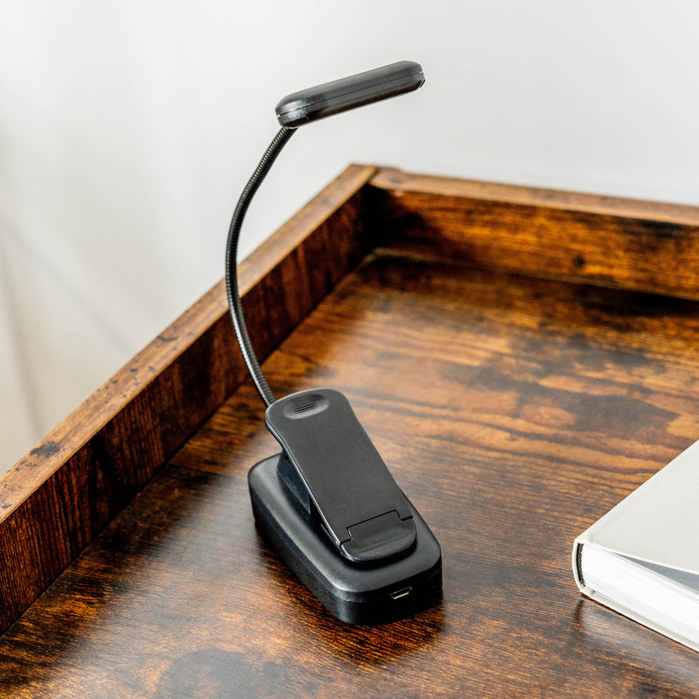 ValueLights Black Clip On Rechargeable Magnetic Table Lamp Image 4