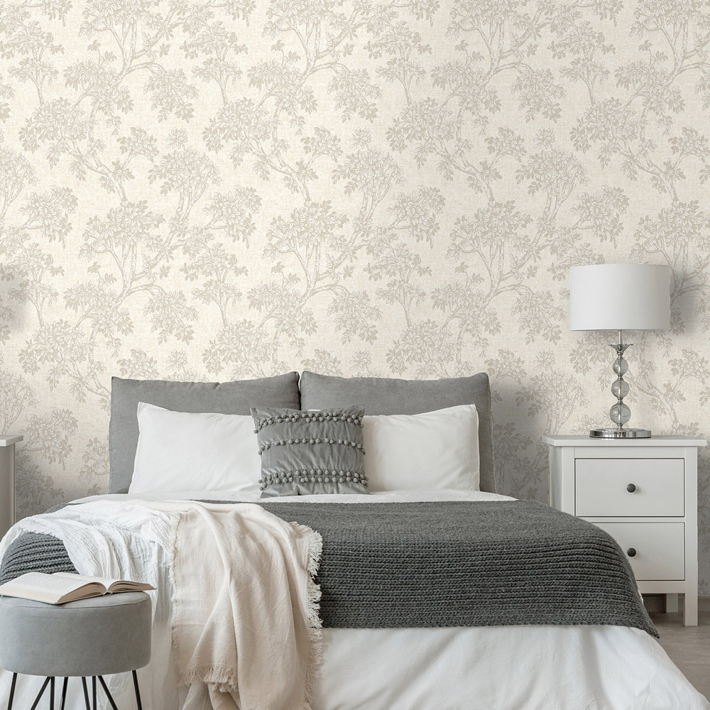 Holden Decor Hawthorn Trail Neutral Wallpaper Image 3