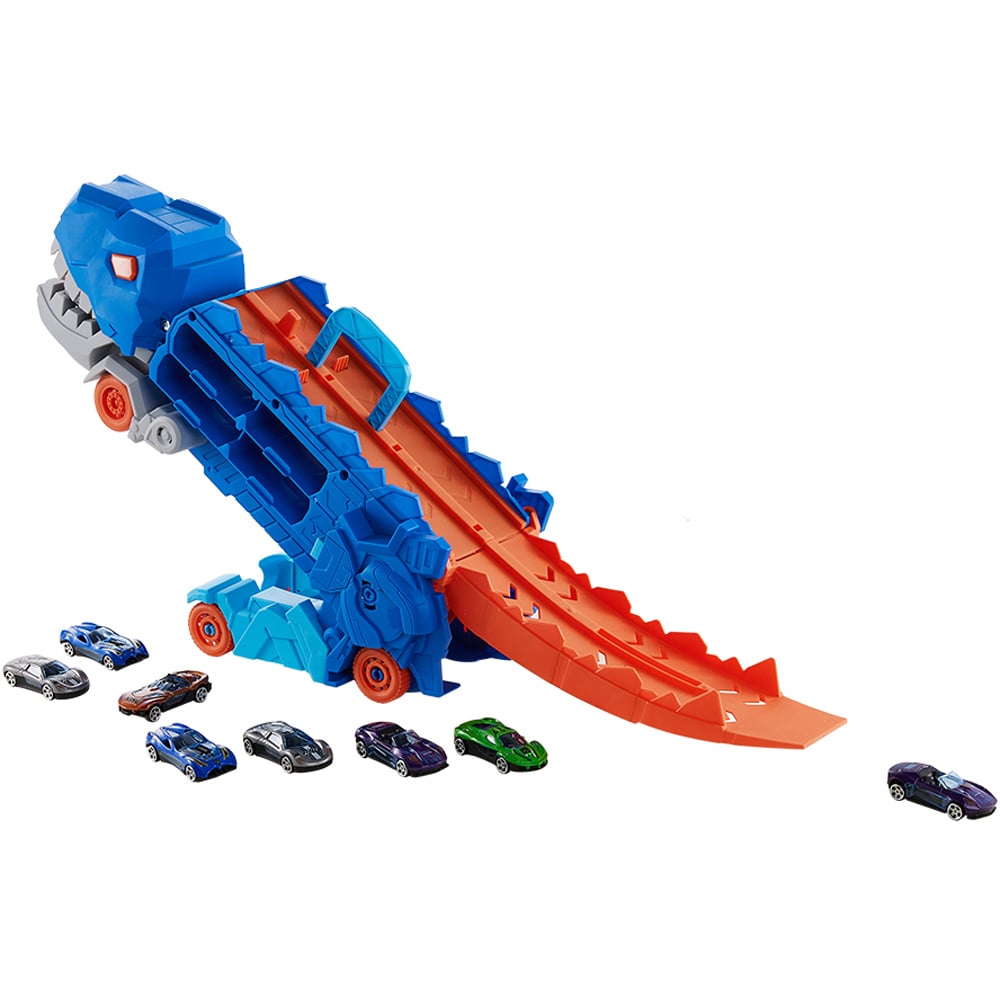 Living and Home Dinosaur Toy Truck Set Image 4