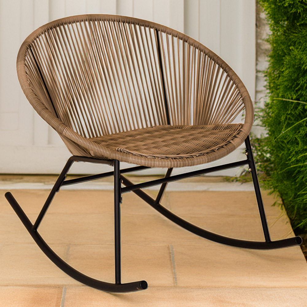 Charles Bentley Natural Zanzibar Rocking Chair Image 1