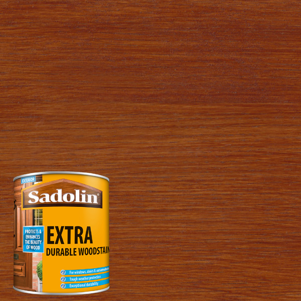 Sadolin Extra Redwood Exterior Woodstain 1L Image 4