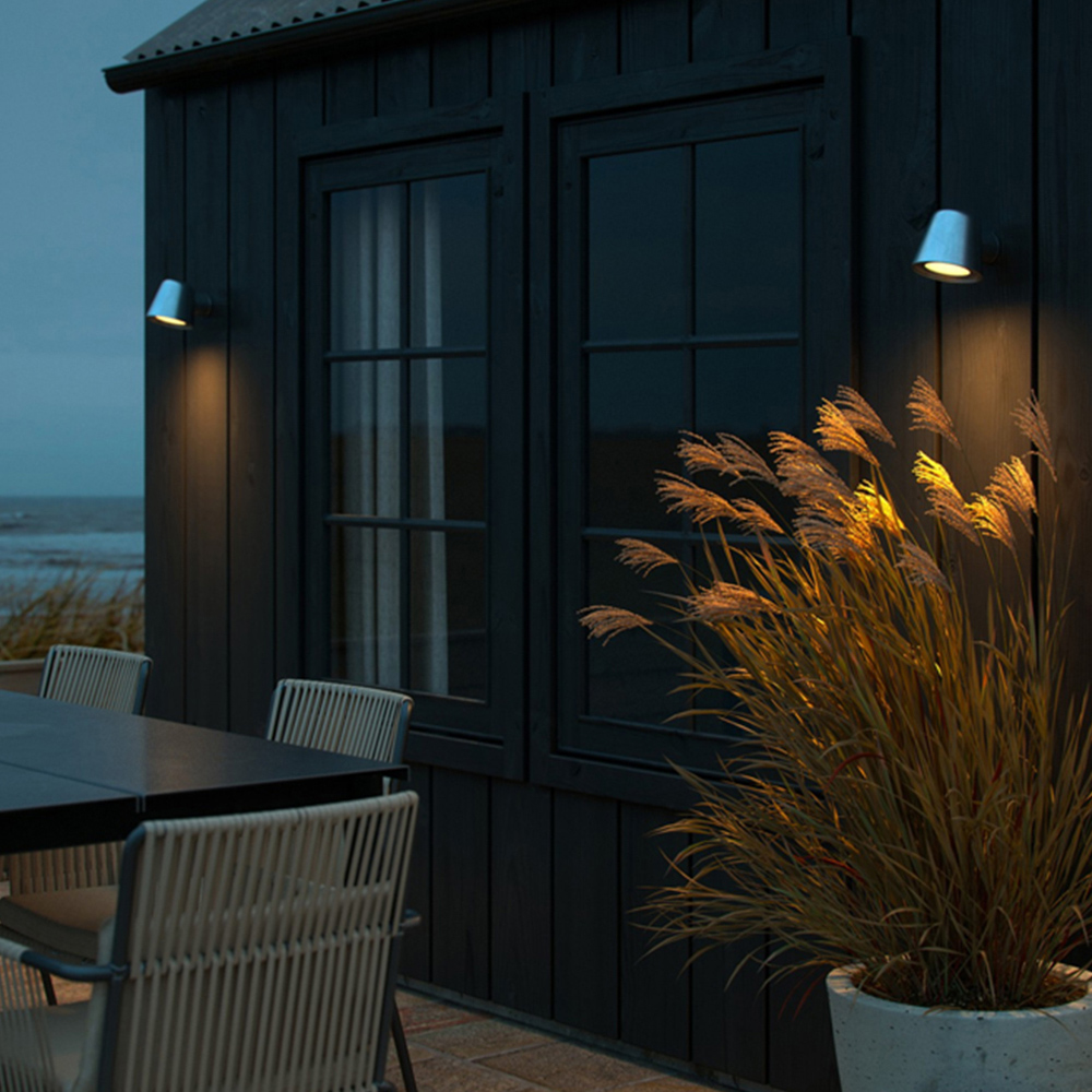 Nordlux Aleria Galvanised Wall Light Image 2