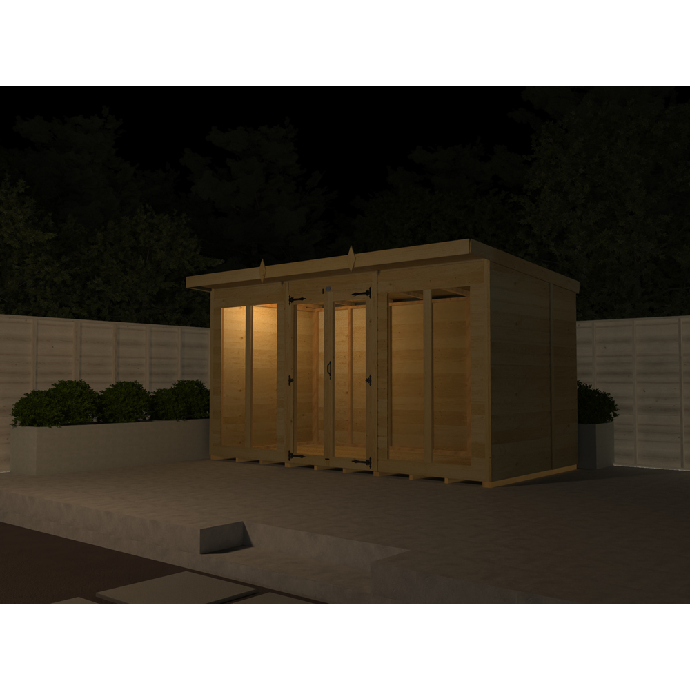 DIY Sheds 18 x 7ft Tongue and Groove Timber Pent Summerhouse Image 4