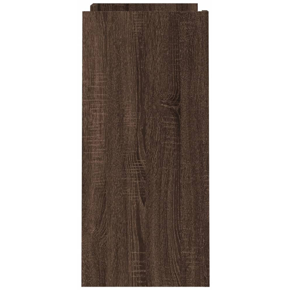 vidaXL 4 Shelf Brown Oak Sideboard Image 5