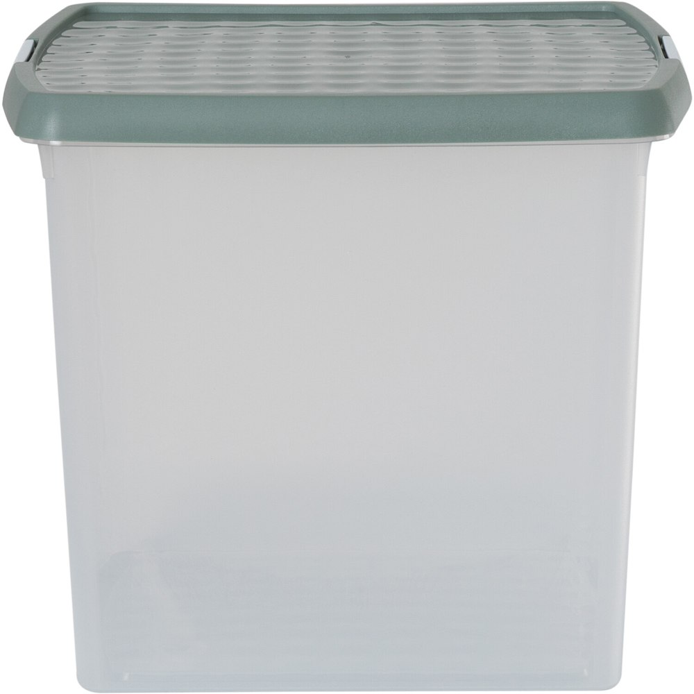 Wham Clear Storage Box with Clip Lid Green Milieu Image 4