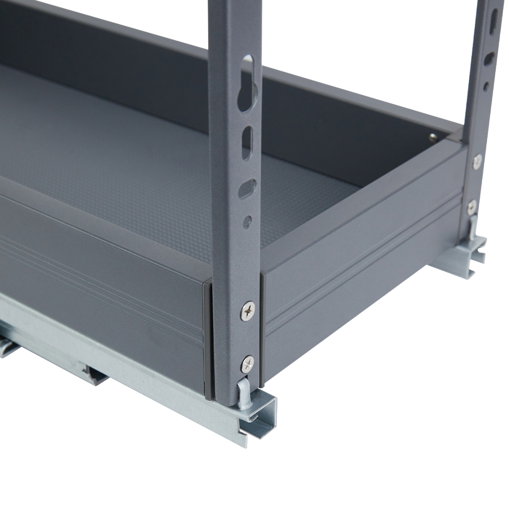 Living and Home 3 Tier Grey Kitchen Pull Out Shelf 43 x 25 x 45cm Image 6