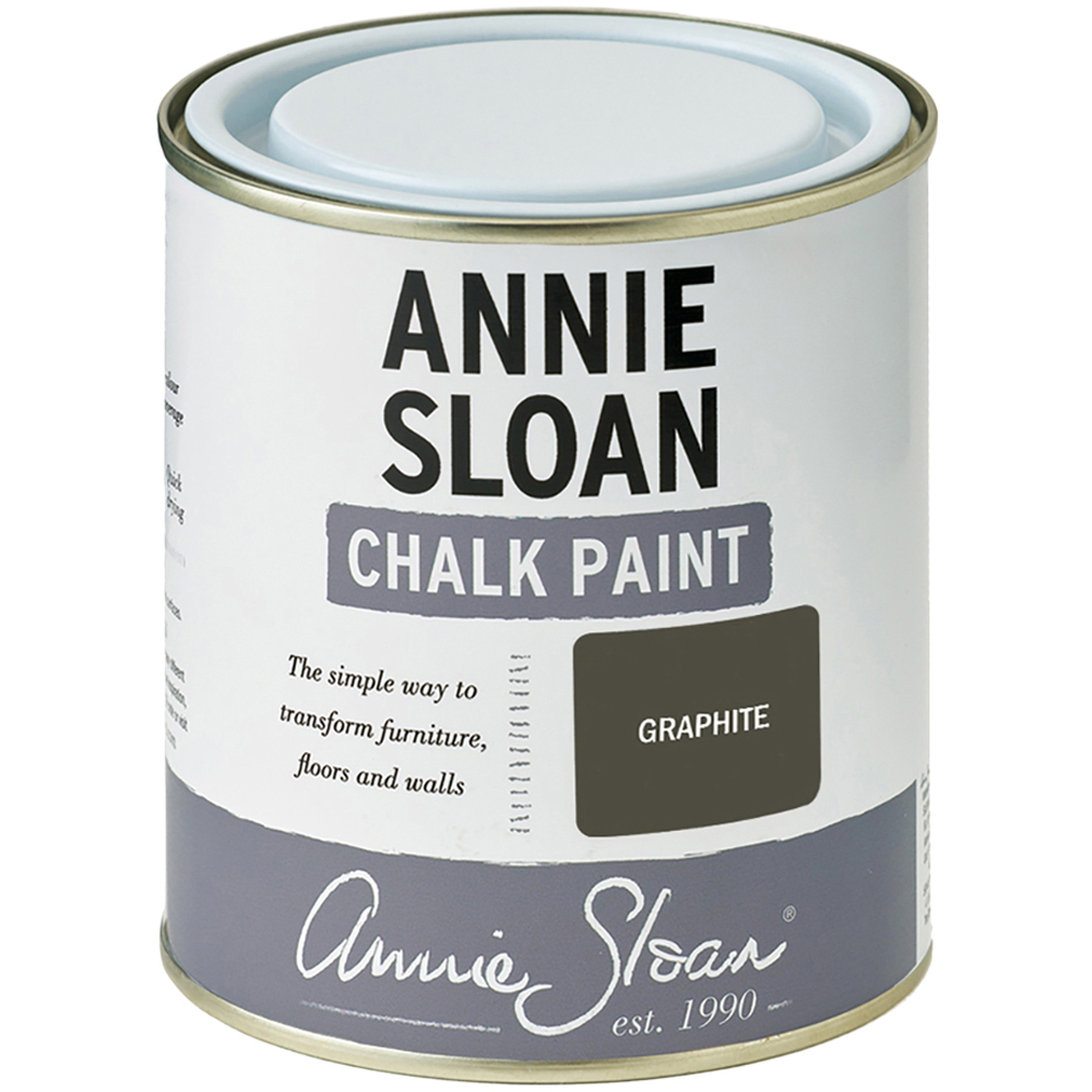 Annie Sloan Graphite Matt Chalk Paint 500ml Image 2