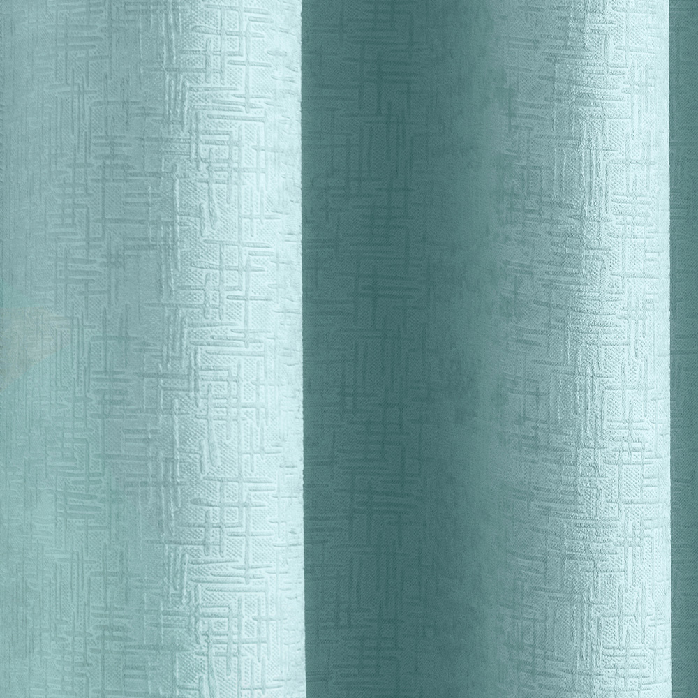 Enhanced Living Vogue Sky Blue Thermal Darkening Eyelet Curtains 229 x 183cm Image 3
