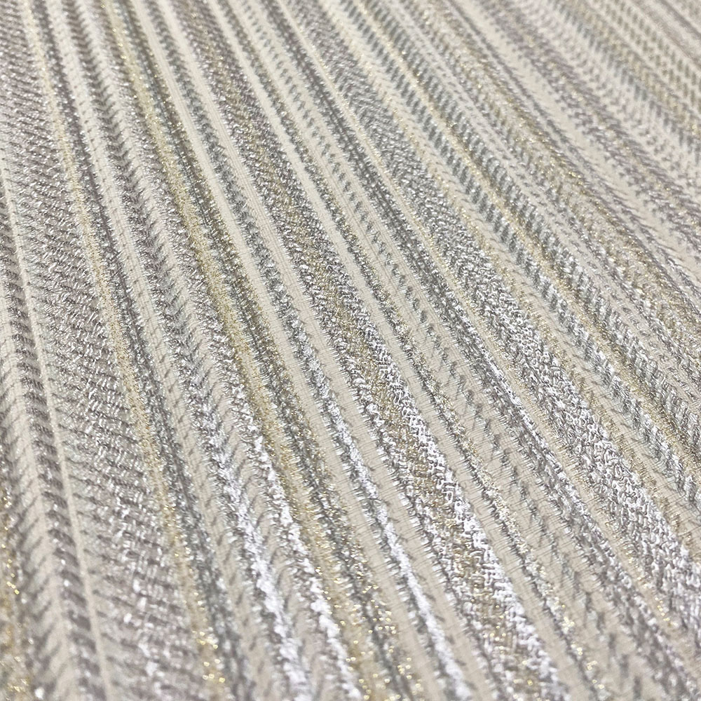 Muriva Venezia Stripe Beige Wallpaper Image 1