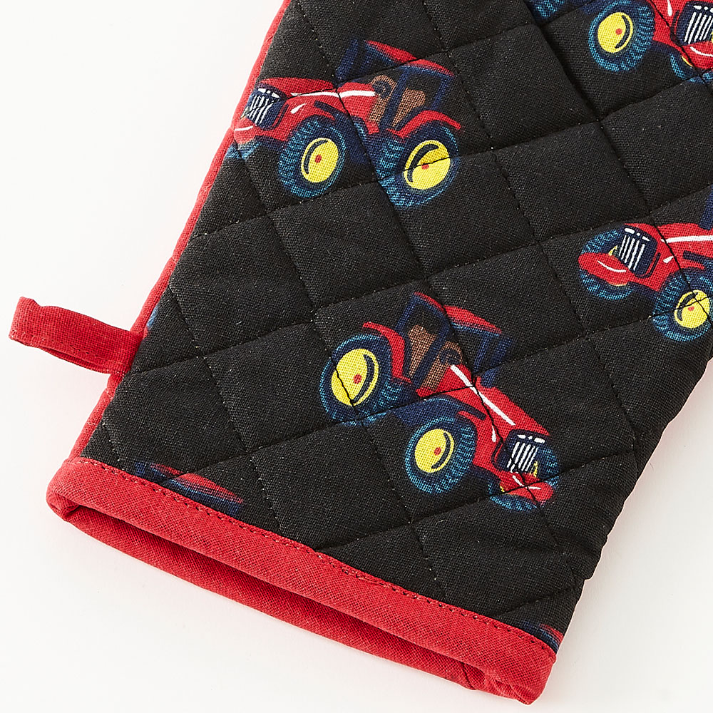 Highlands Homeware Mary Tractor Single Oven Mitt Red Image 2