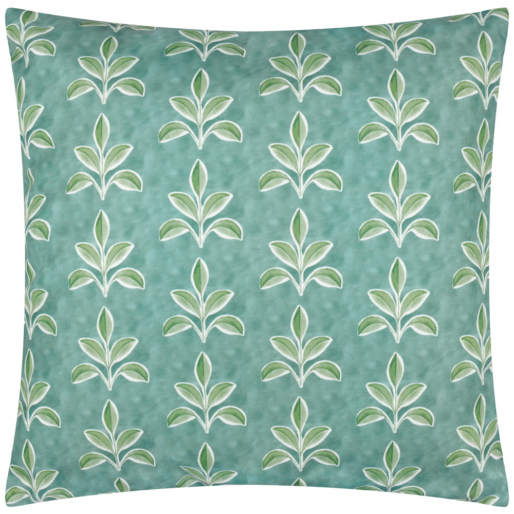 Wylder Nature Viola Blue Printed Reversible Polyester Filled Outdoor Cushion 45 x 45cm Image 3