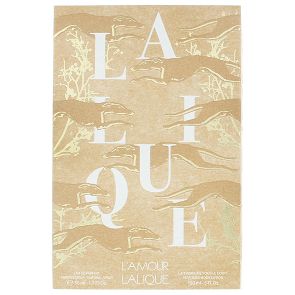 Lalique L'amour Body Lotion 150ml 2 Piece Gift Set Image 3