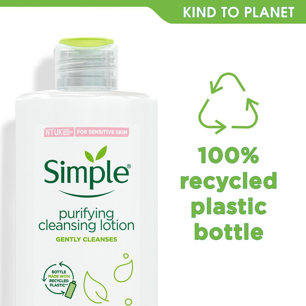 Simple Kind To Skin Purifying Cleansing Lotion 200ml 3 Pack Image 5