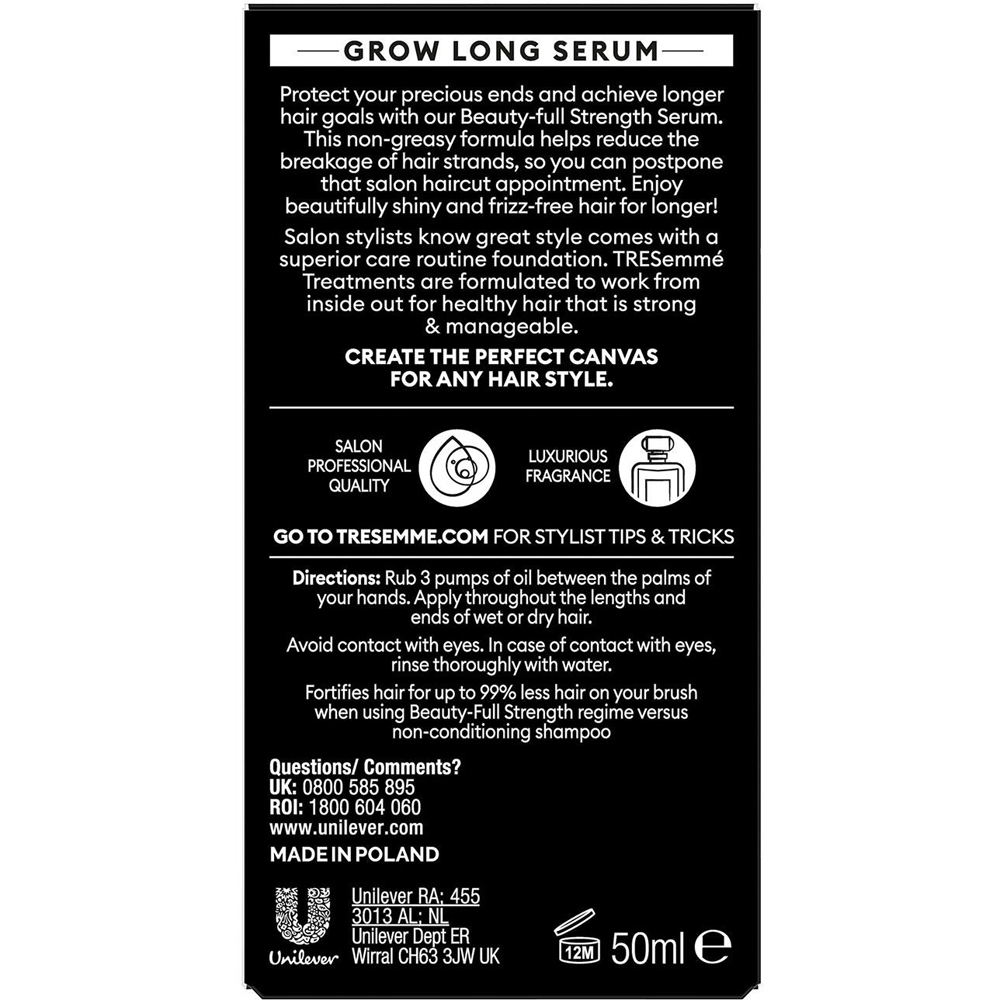 TRESemme Beauty-Full Strength Grow Long Serum 50ml 2 Pack Image 3