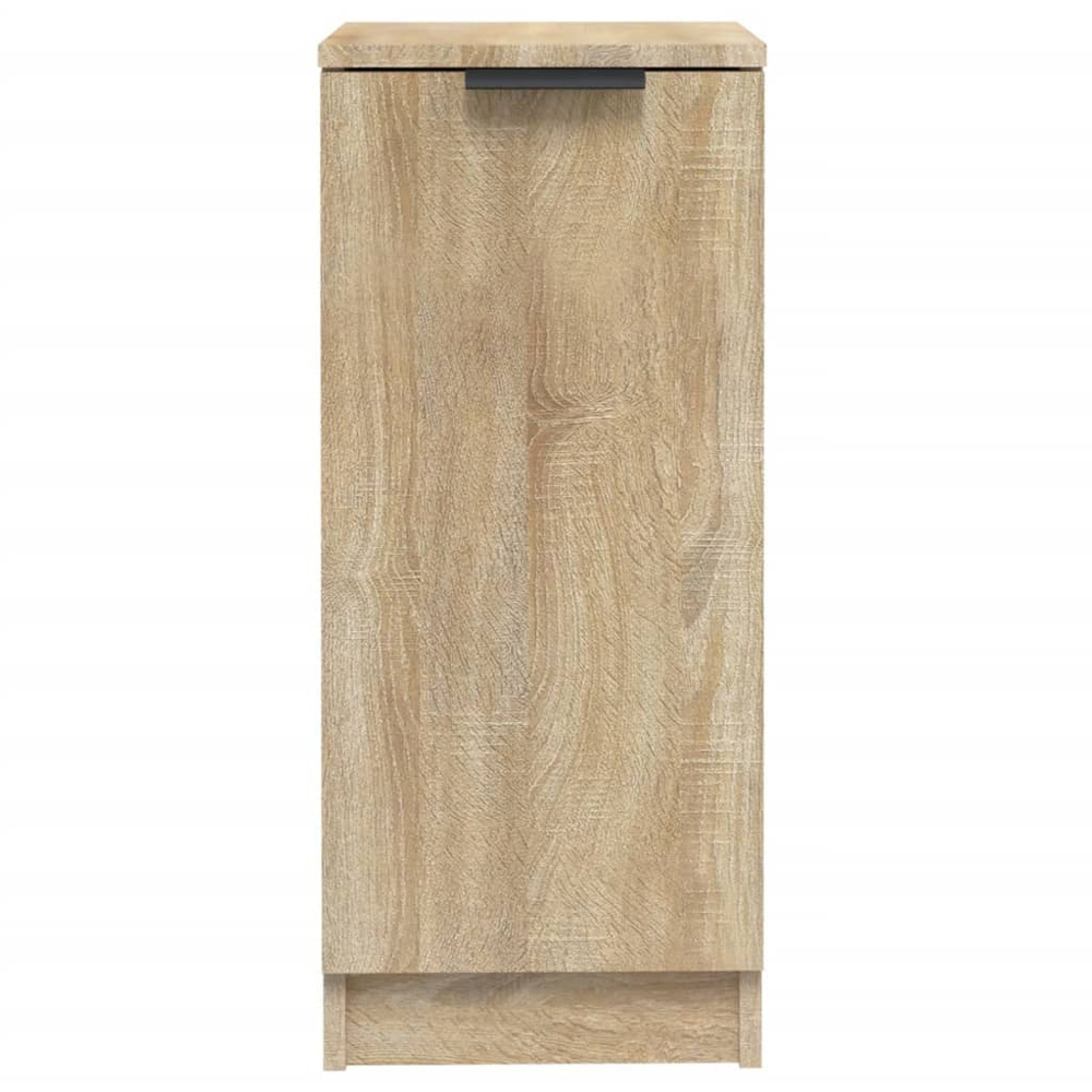 vidaXL Single Door 2 Shelf Sonoma Oak Sideboard Image 5
