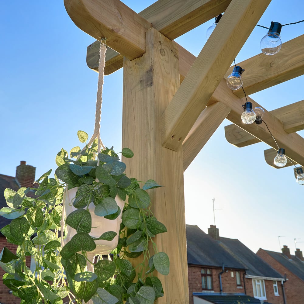 Forest Garden 2.4 x 2.4m Ultima Timber Premium Pergola Image 4