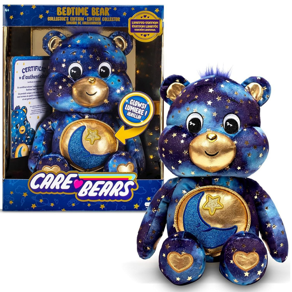 Basic Fun Care Bears Glowing Belly Plush Bedtime Bear Soft Toy 35cm Image 4