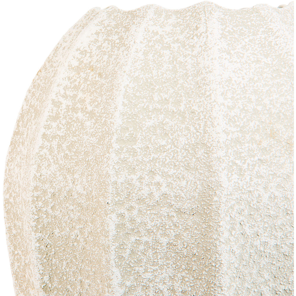 Lottie Tall Metal Vase White Image 4