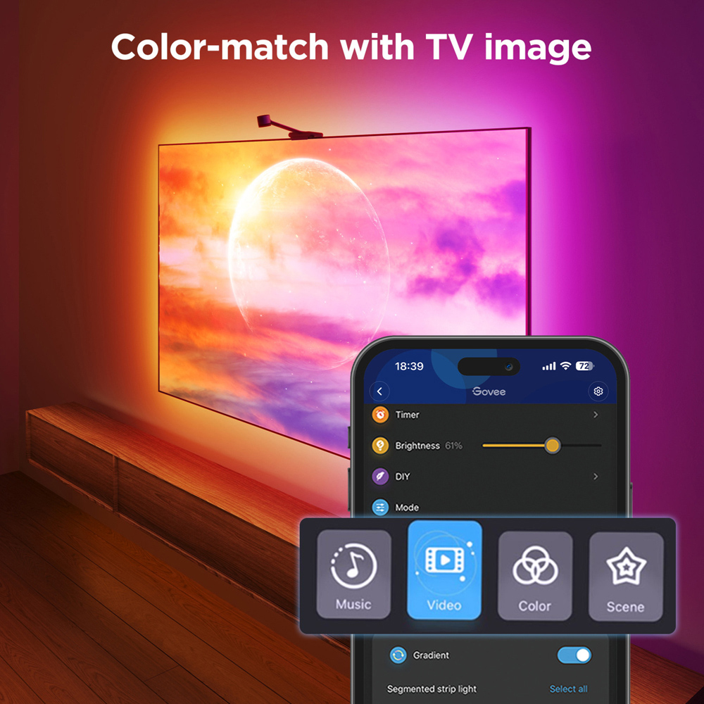 Govee H6098 TV Backlight 3S 55-65" Netflix Co-Branding Image 7