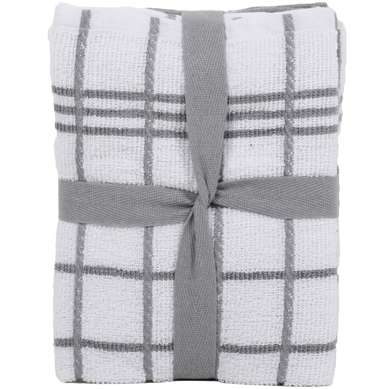 Epsom Cotton and Polyester Grey Tea Towels Image