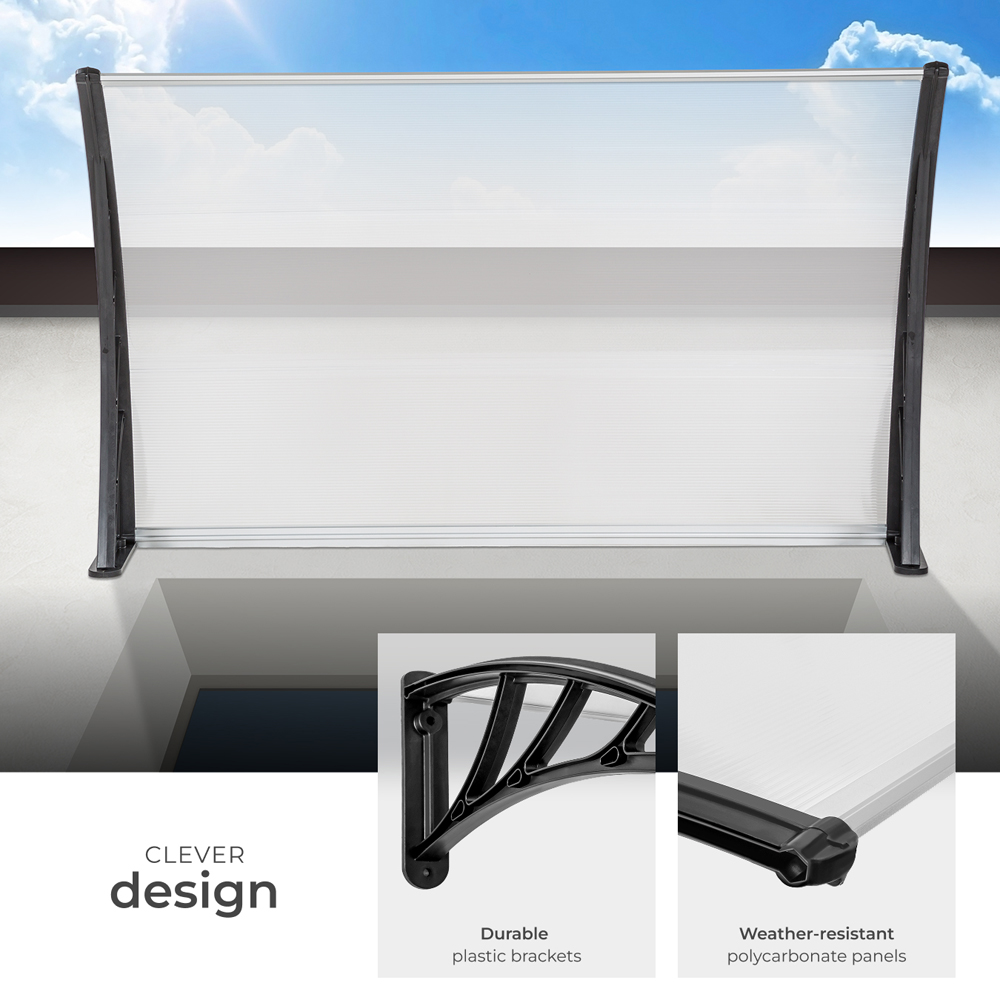 tectake Transparent Canopy 1.5 x 0.9m Image 6