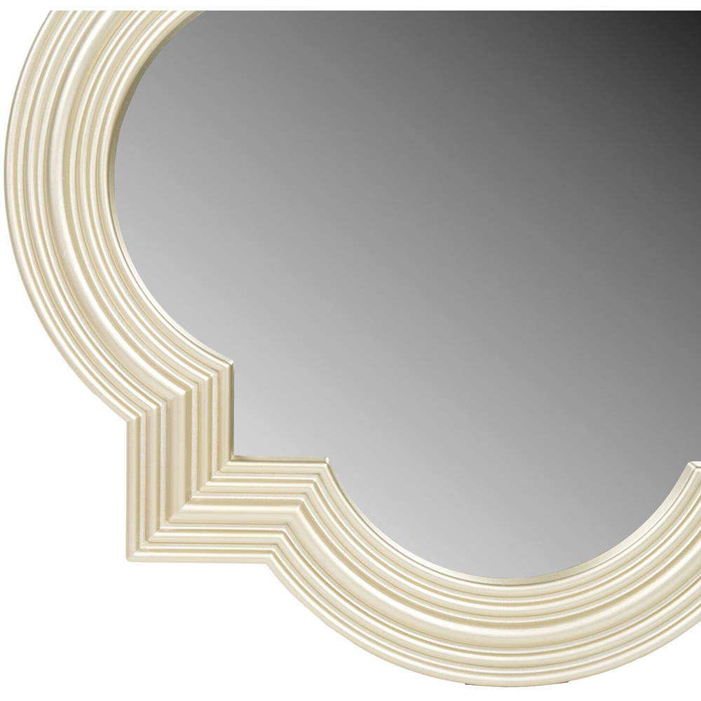 Quatrefoil Mirror Champagne Image 4