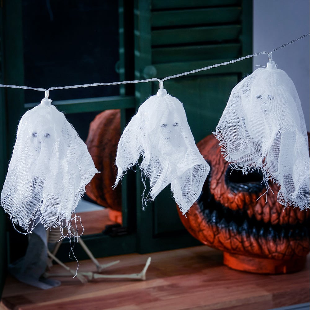 Living and Home 3m Halloween Skull 20 LED String Light Image 7