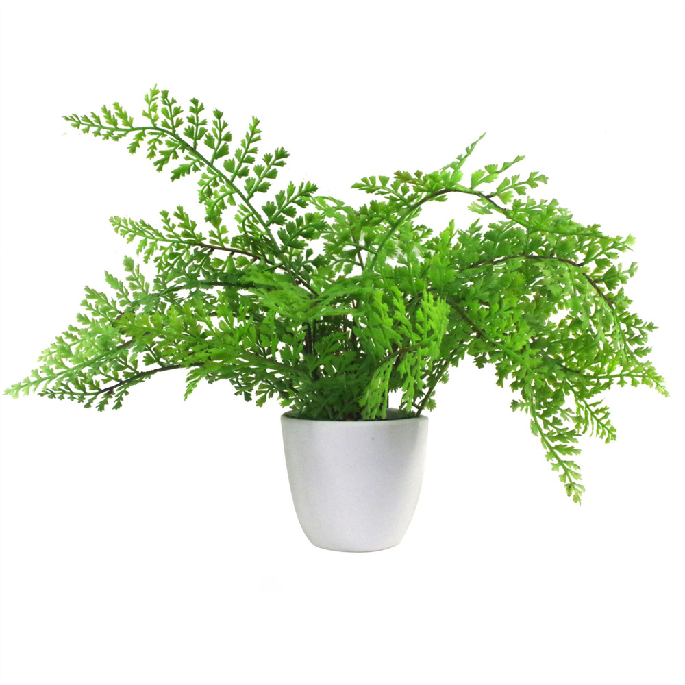 Leaf Artificial Potted Royal Fern in Pot 1ft Image 2