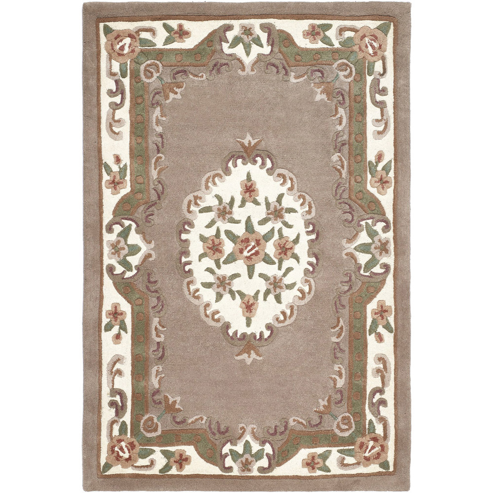 Origins Shensi Beige Wool Rug 75 x 150cm Image 1
