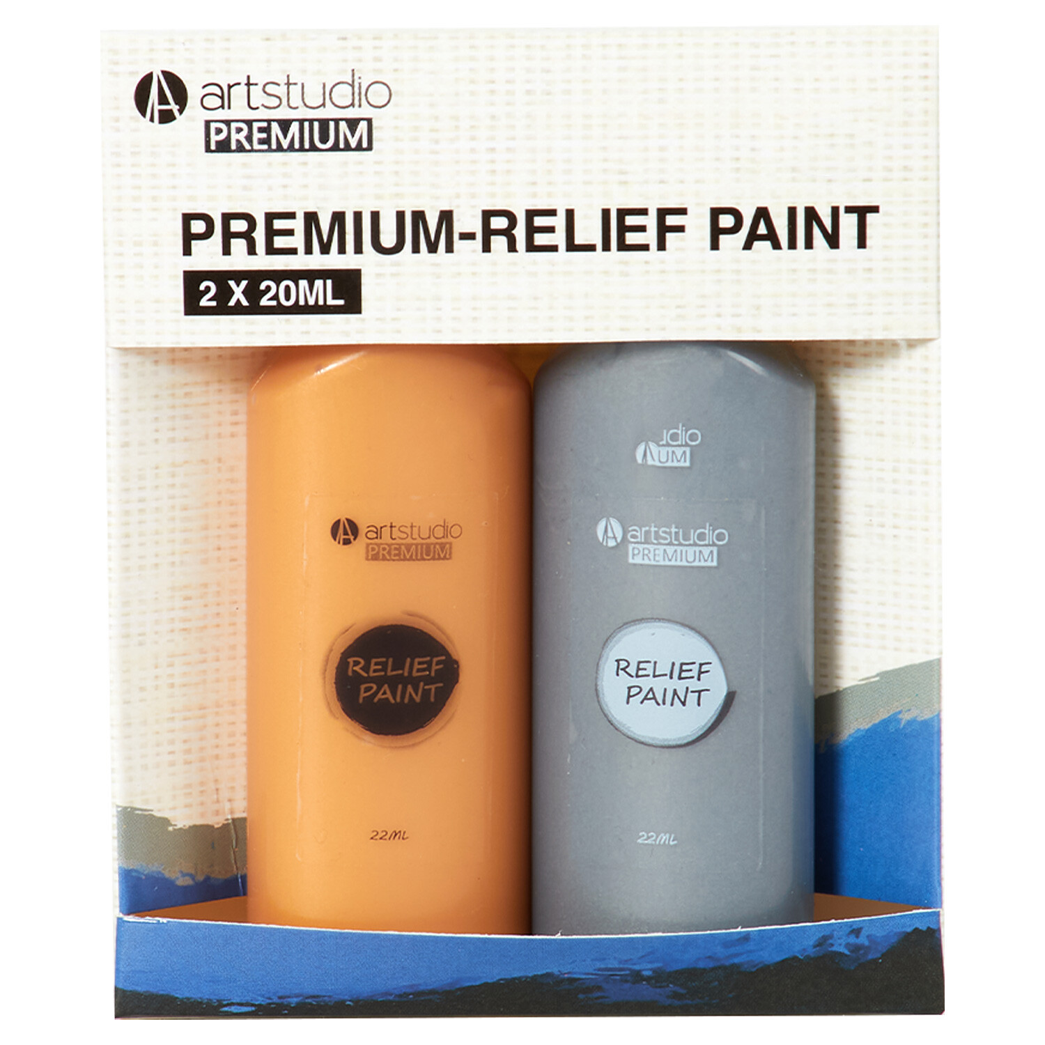 Pack of 2 Premium Relief Paints Image 1