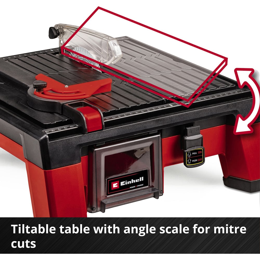 Einhell Power X-Change TE-TC 18/115 Li-Solo Cordless Tile Cutting Machine Image 6
