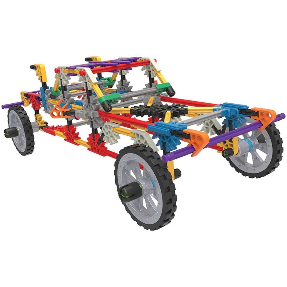 Basic Fun K'NEX Classics Creation Zone 50 Model Building Set with Red Storage Tub 417 Piece Image 6