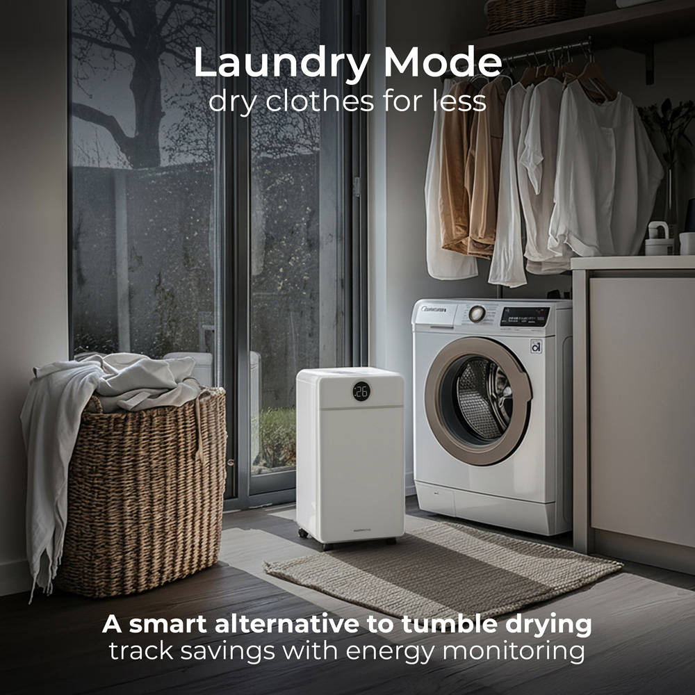 Masterplug SmartEnergy Puredry 3-in-1 Dehumidifier 185W 12L Image 8