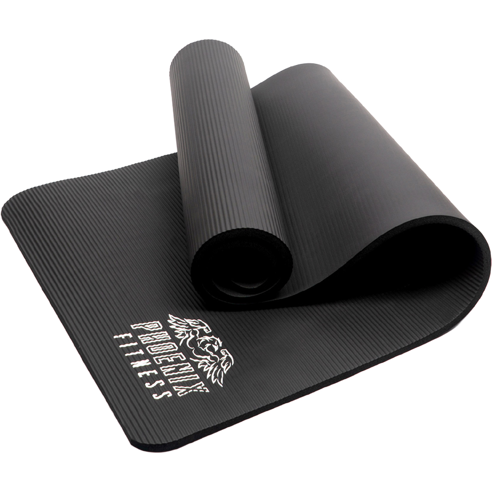 Phoenix Fitness Black NBR Floor Mat Image 1