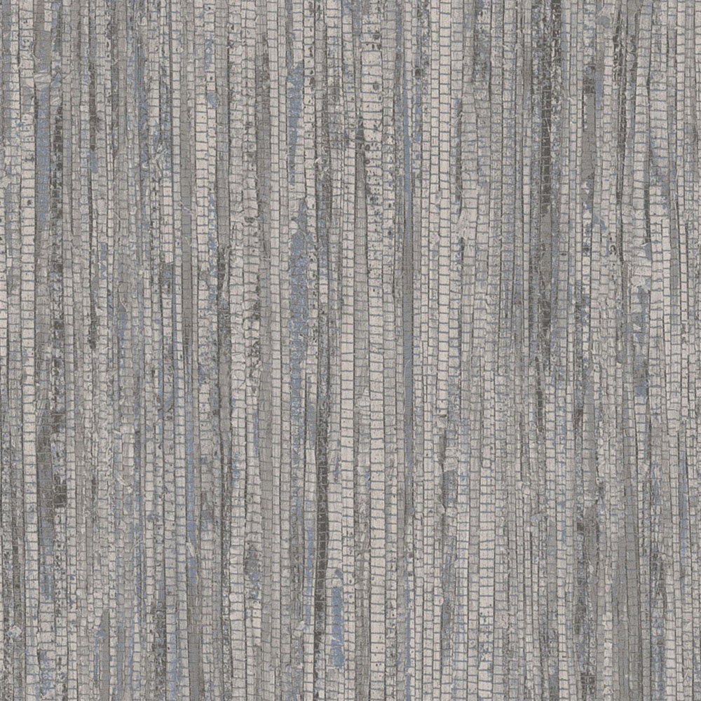 Galerie Organic Textures Grass Cloth Blue and Grey Wallpaper Image 1
