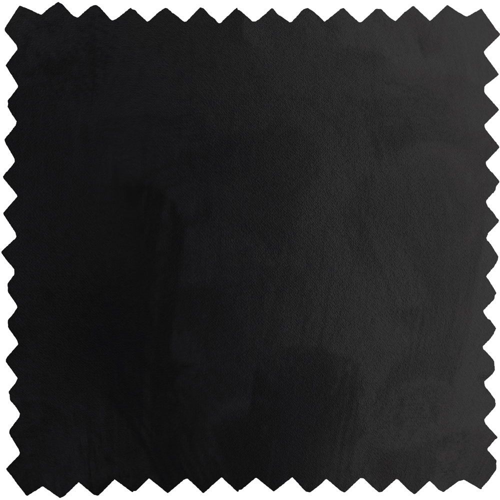 DS Living Seraphine Small Double Black Upholstered Panel Divan Bed Image 2