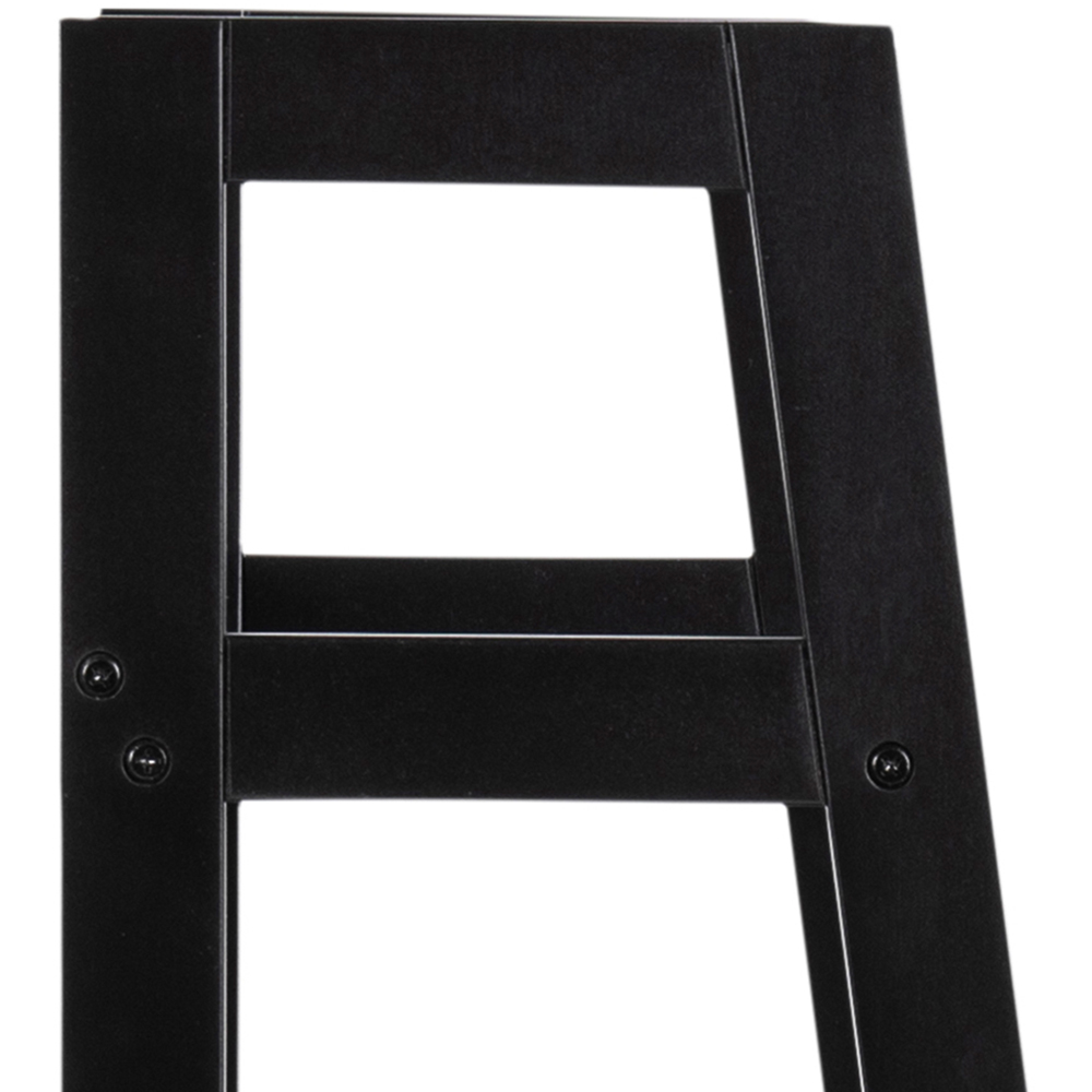 Florence Wally 4 Shelf Black Bookcase Image 5