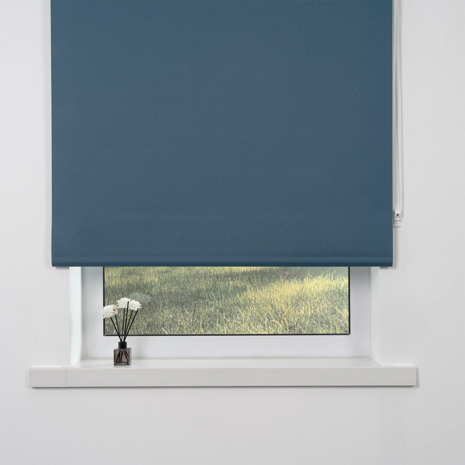 Divante Plain Blackout Roller Blind - Teal / 90cm Image 2