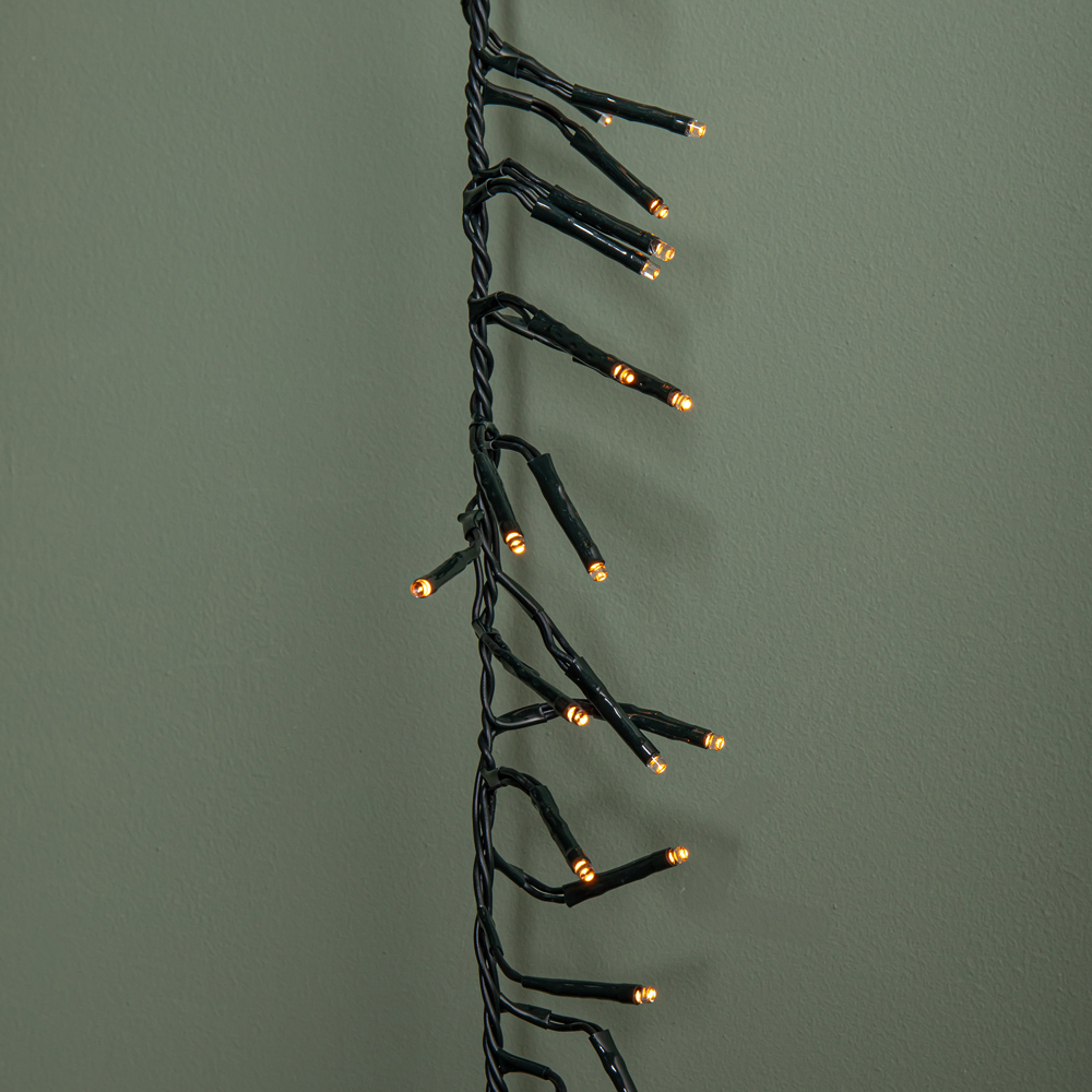 Samuel Alexander 1440 Vintage Gold LED Multi-Action Christmas Cluster String Light 18.5m Image 3