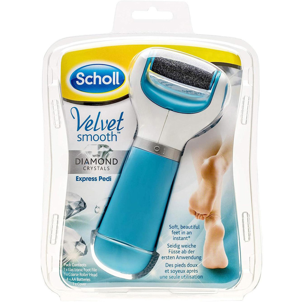 Scholl Velvet Smooth Blue Express Pedi Hard Skin Remover Image