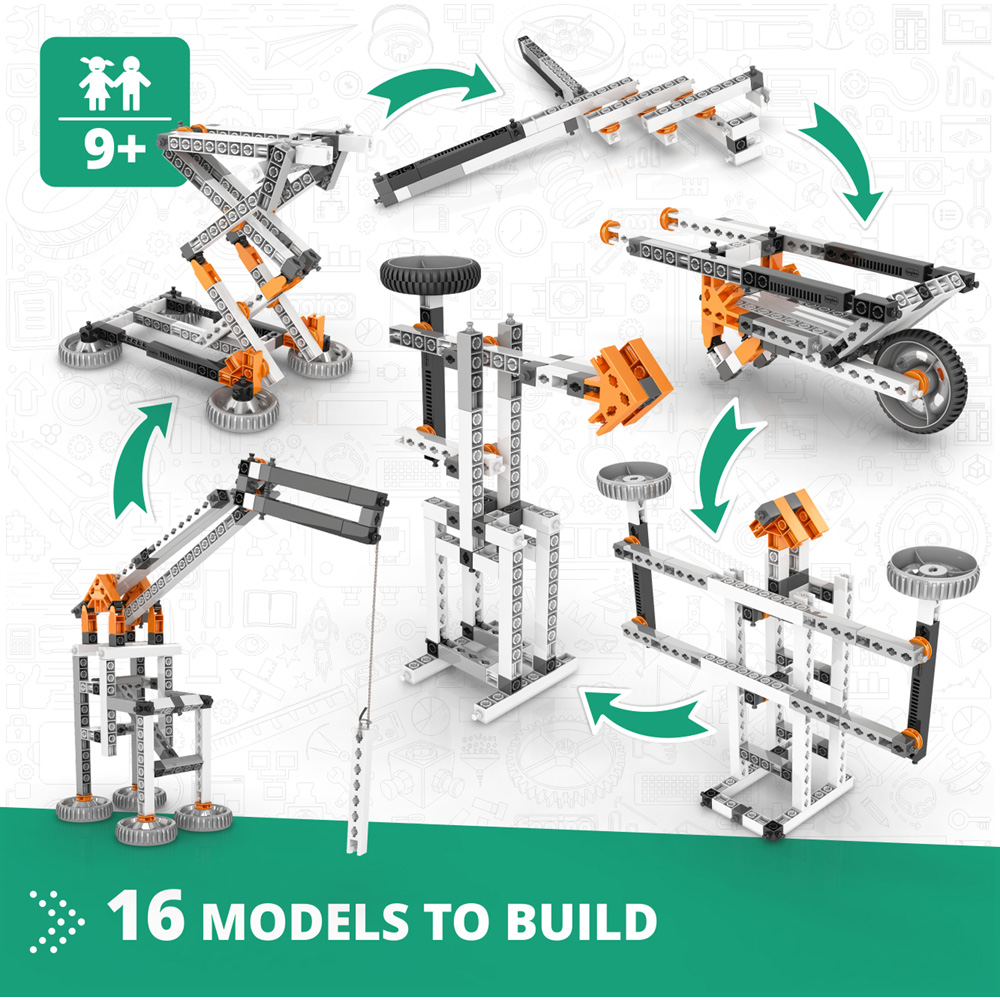 Engino Stem Mechanics Levers Linkages and Structures Building Set Image 3