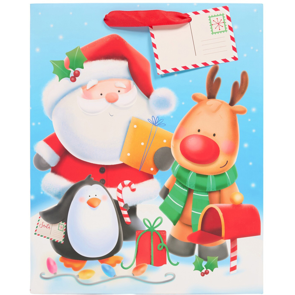 Festive Characters Gift Bag Large Image 2