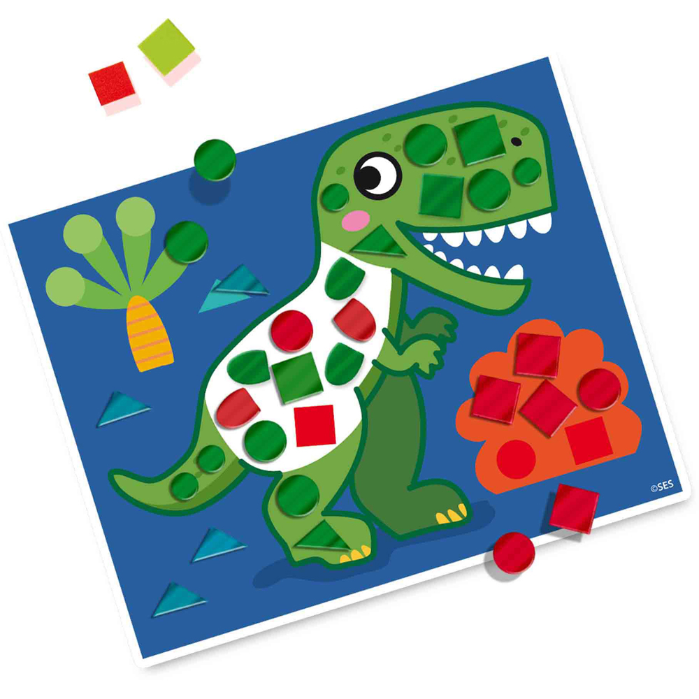 SES Creative I Learn To Make Dino Mosaics Set Image 3