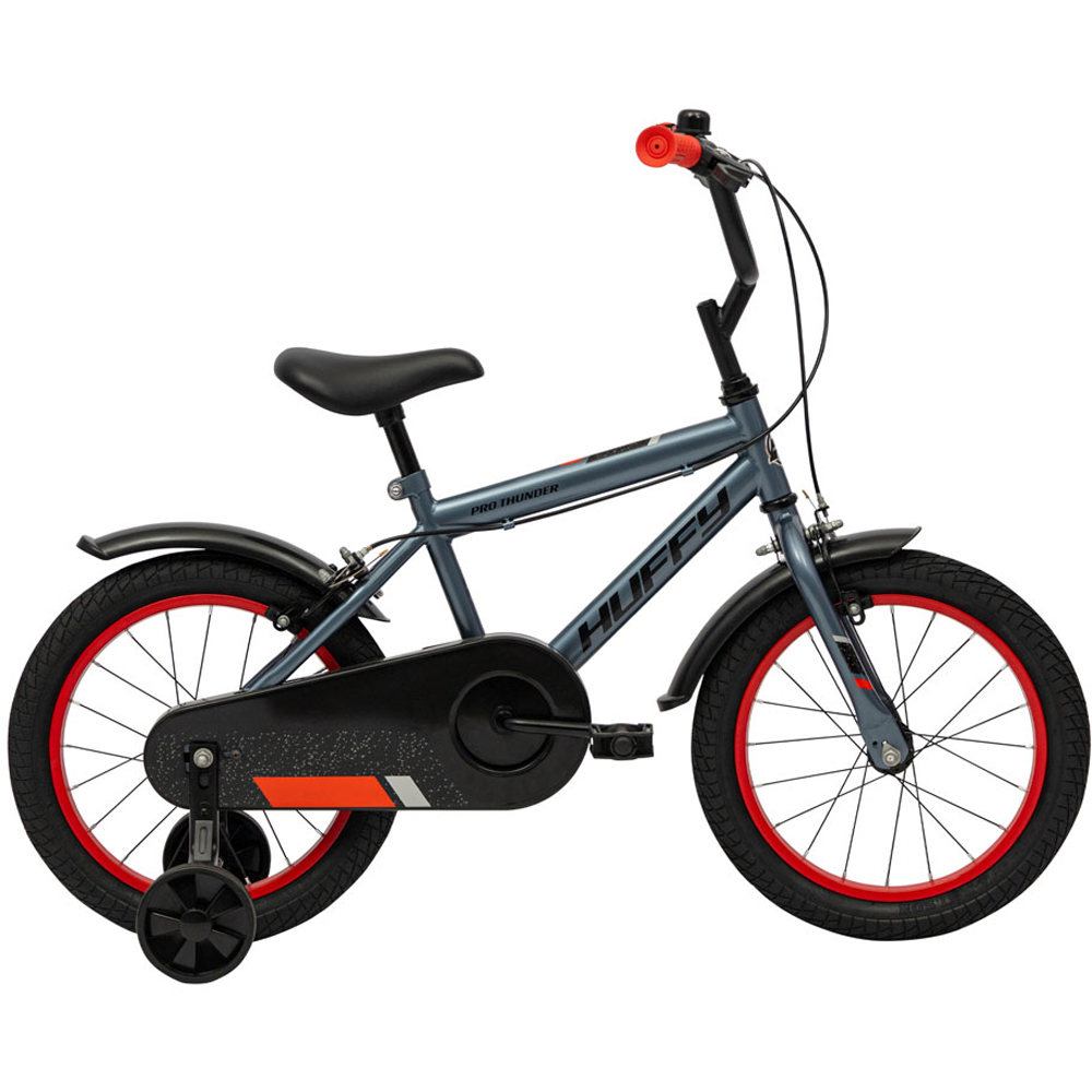 Huffy Pro Thunder 21805W Charcoal Grey Single Speed 16 inch Kids Bike Image 2