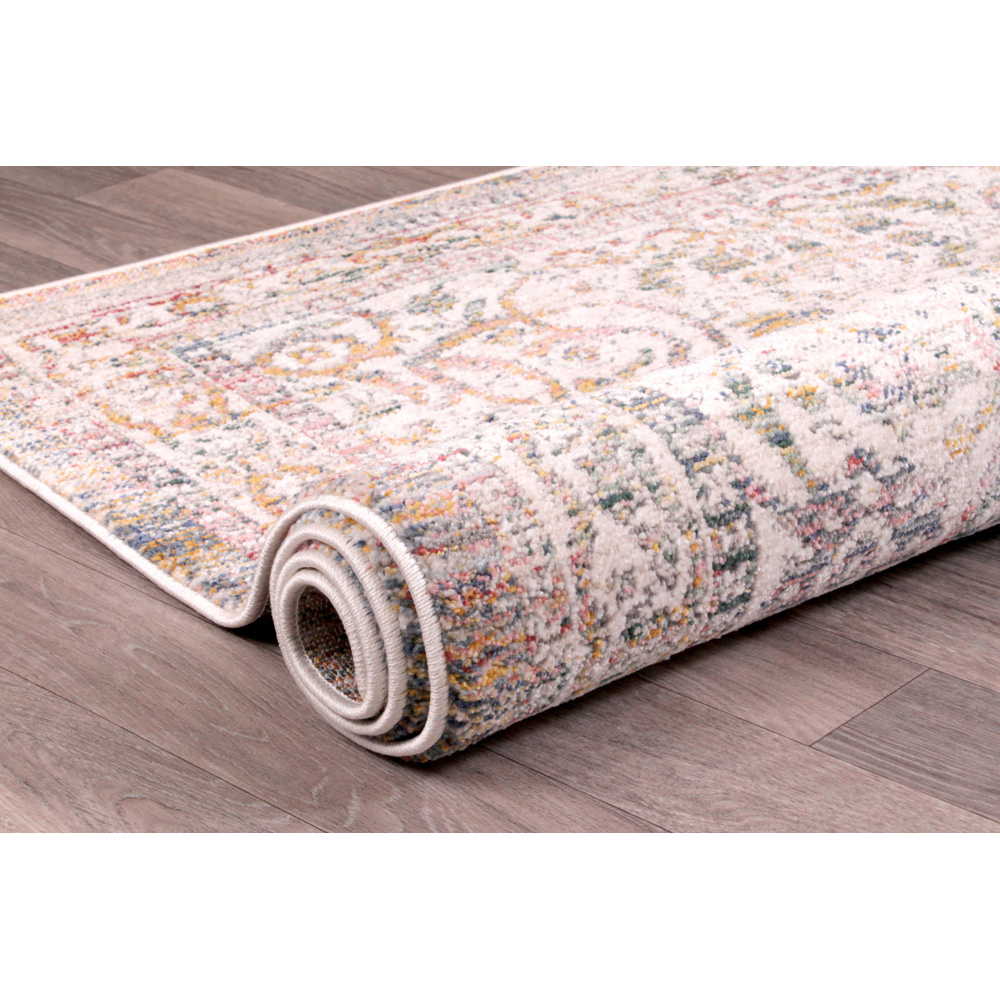Portland Urco Nuevo Noah White and Yellow Textured Rug 66 x 100cm Image 3