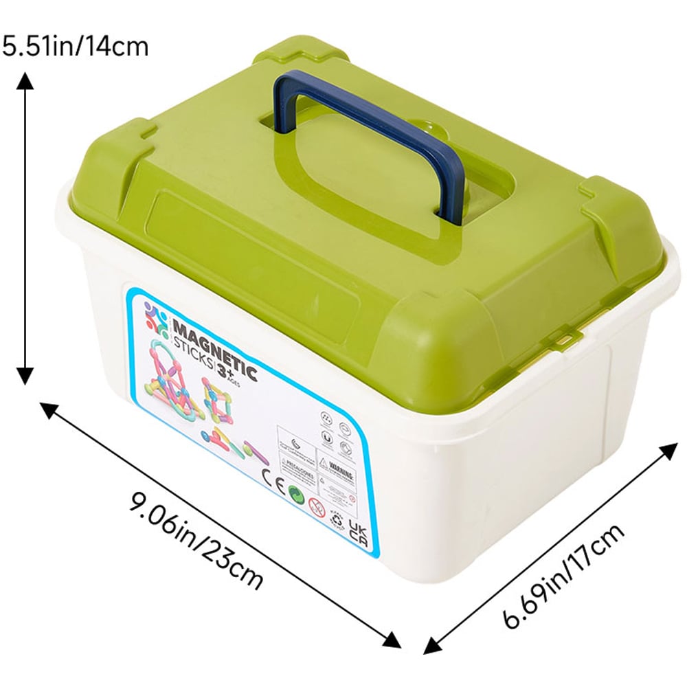 H&O Direct 100 Piece DIY Magnetic Building Set Image 6