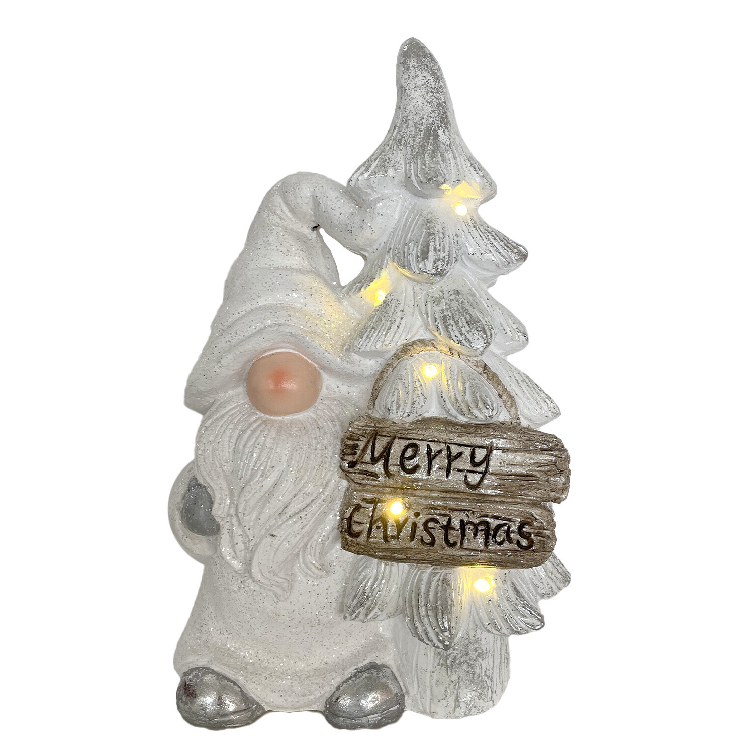 LED Merry Christmas Gonk - White Image